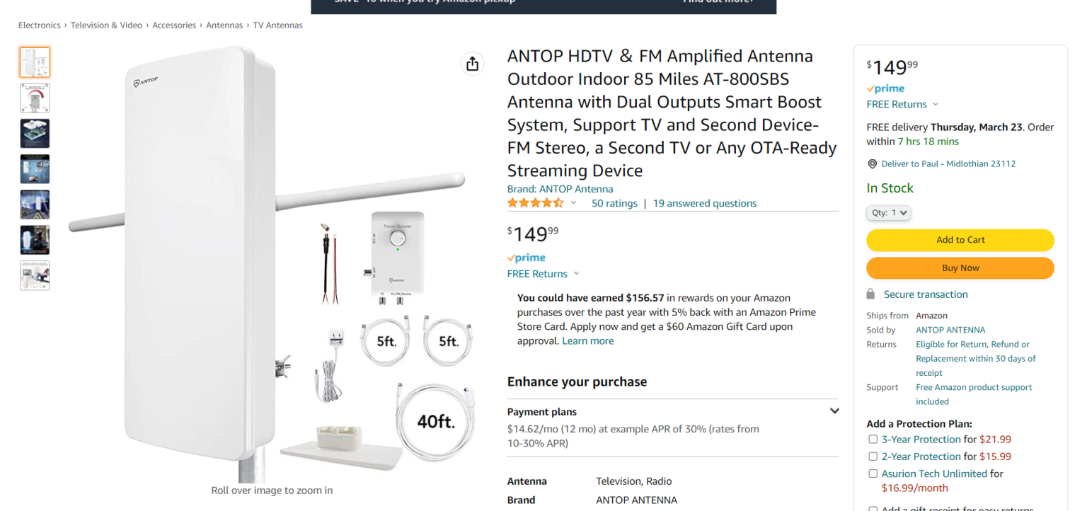 The Antop AT800SBS Antenna How It Holds Up According to a Deep